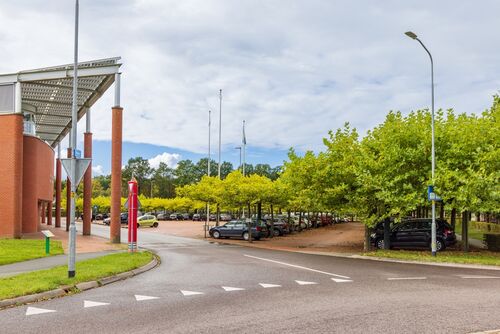 parkeren in een dorp