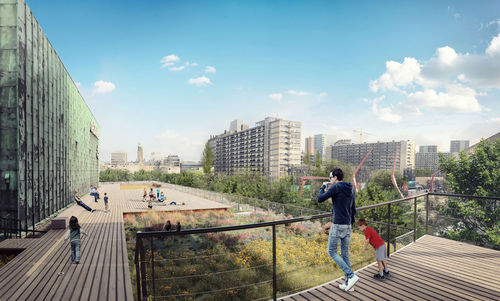 Biodivers, waterbergend en groen dak voor de Doelen