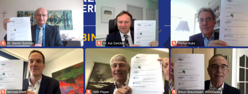 Gezamenlijke intentieverklaring grensoverschrijdende klimaatadaptatie