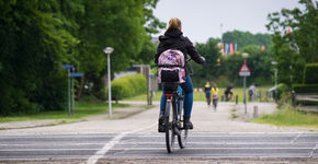 Naar school fietsen