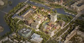 Stadsleven in het groen in nieuwbouwwijk Zwolle